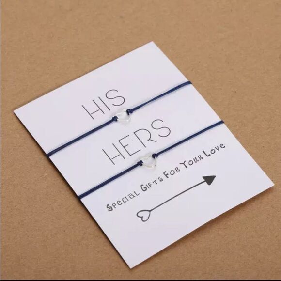 NAVY His & Hers Matching Rope Bracelets - Picture 2 of 10